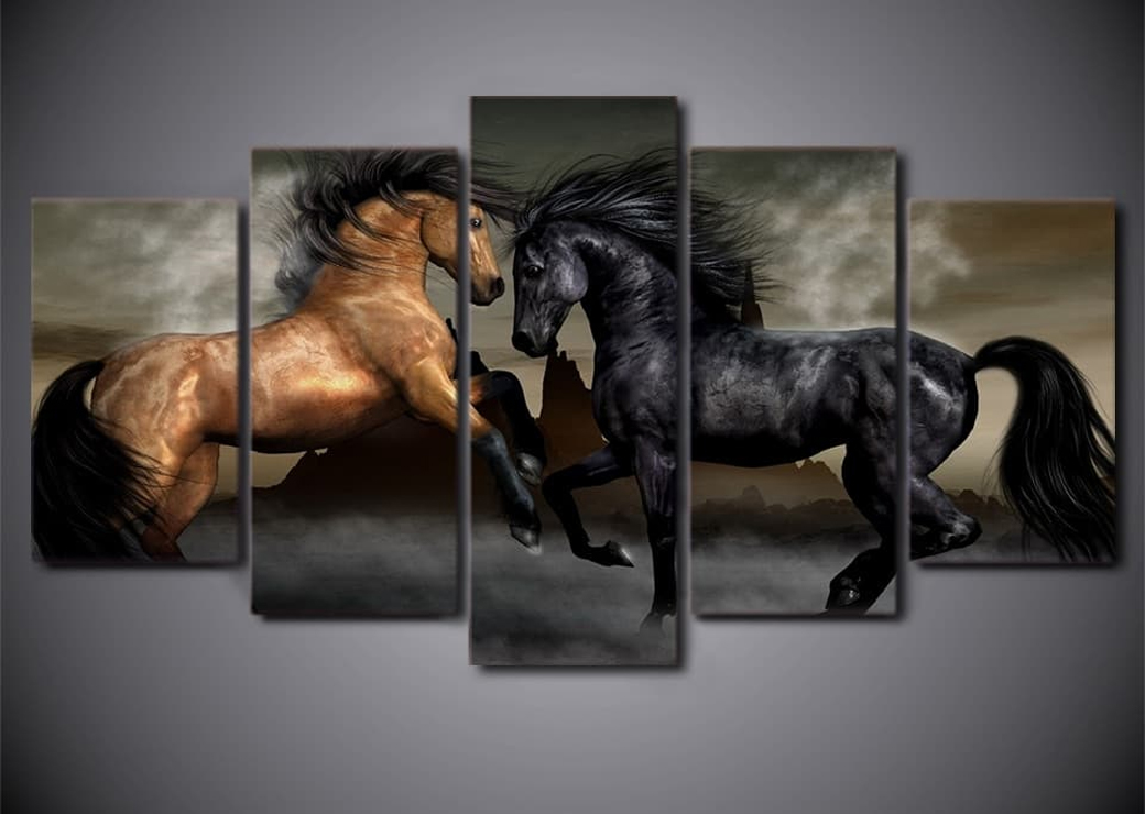 tableau-duel-de-chevaux