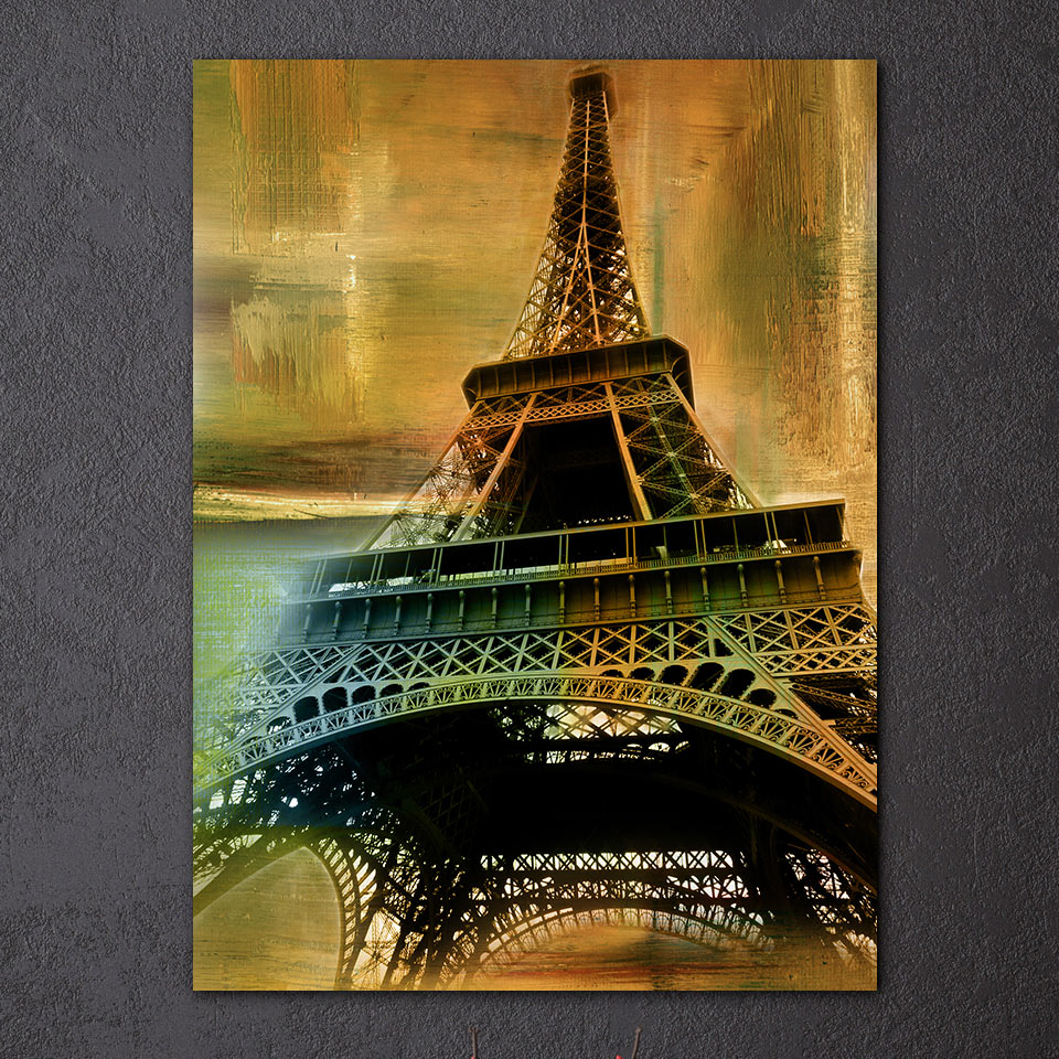 Tableau tour Eiffel vintage