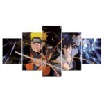 Tableau Naruto Uzumaki et Sasuke Uchiha