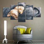Tableau chat enroulé Tableau Chat Tableau Animaux format: Horizontal