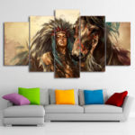 Tableau cheval indien Tableau Cheval Tableau Animaux format: Horizontal
