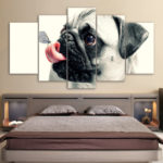 Tableau chien carlin Tableau Chien Tableau Animaux format: Horizontal