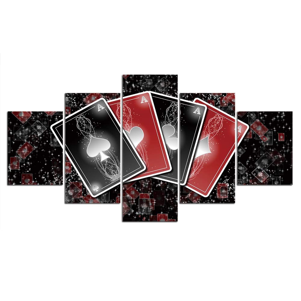 Tableau cartes noir et rouge