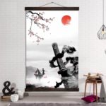 Tableau épée du samouraï Tableau Japonais Tableau Monde