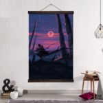 Tableau silhouette de samouraï