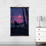 Tableau silhouette de samouraï Tableau Japonais Tableau Monde