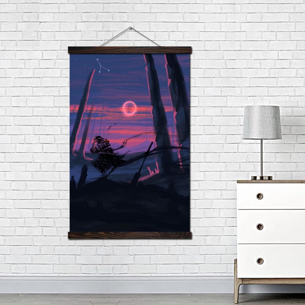 Tableau silhouette de samouraï Tableau Japonais Tableau Monde