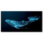 Tableau Baleine cybernétique Tableau Abstrait Tableau Animaux Tableau Baleine