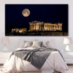 Tableau Panthéon sous la pleine lune Tableau Autres Villes Tableau Ville