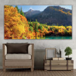 Tableau Paysage de forêt d’automne Tableau Nature Tableau Paysage