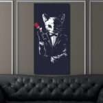 Tableau Chat en costume Tableau Animaux Tableau Chat