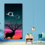 Tableau Cactus violet à côté d’une fleur Tableau Fleur Tableau Nature